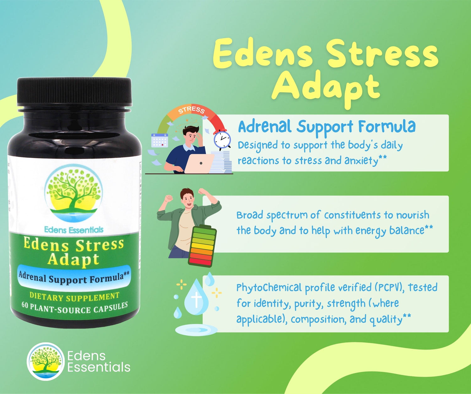 Edens Stress Adapt - Discounted