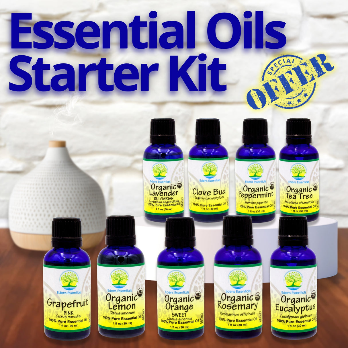 Edens Essential Oils Starter Kit