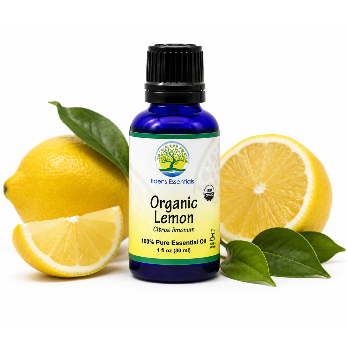 Edens Organic Lemon Essential Oil