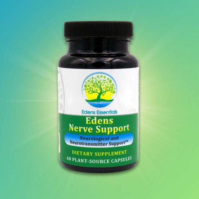 Edens Comprehensive Neurological Support, featuring a blend of botanicals, minerals, and lipids to promote brain and nerve health, protect neurological function, and support cognition.