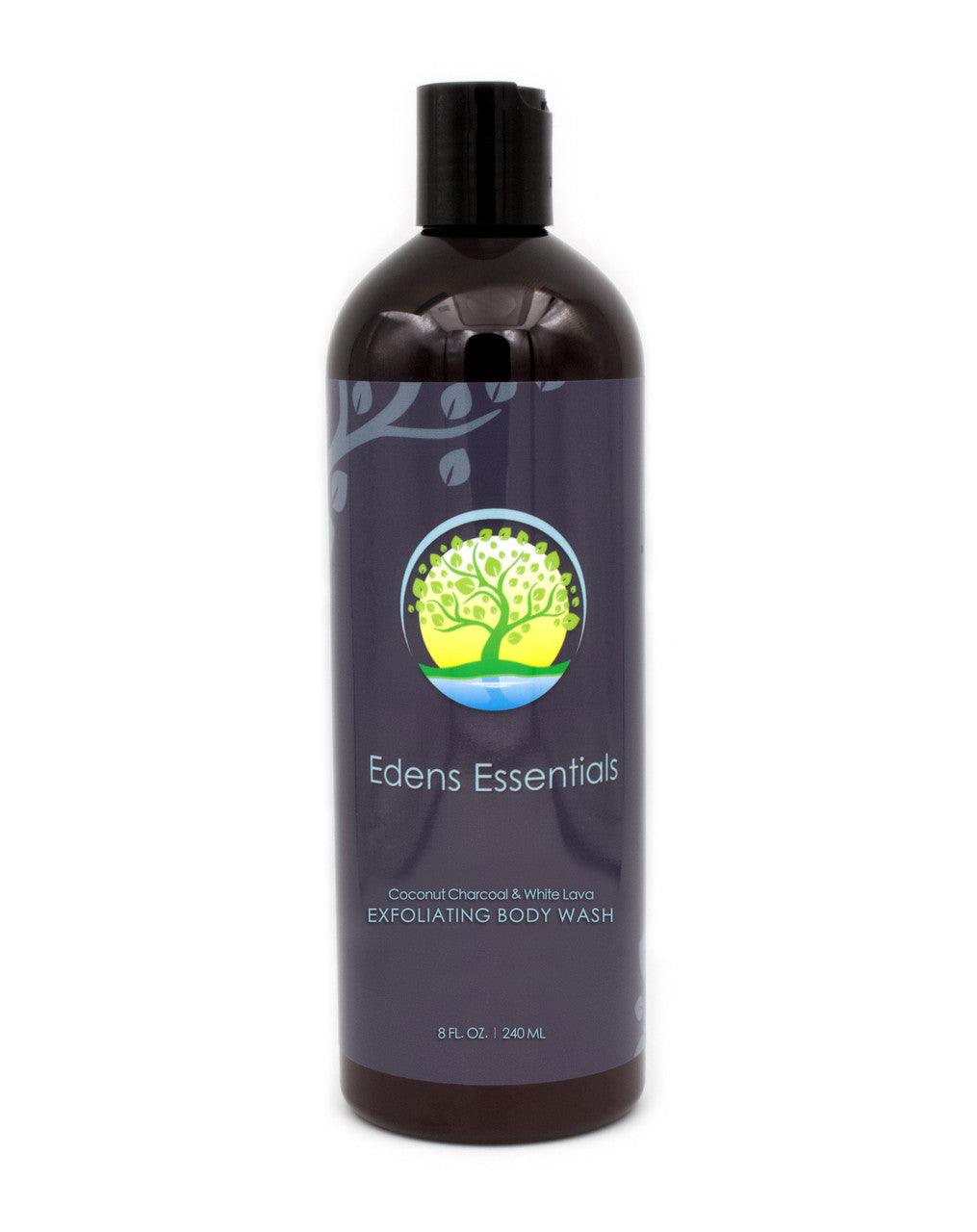 Edens Coconut Charcoal and White Lava Exfoliating Body Wash